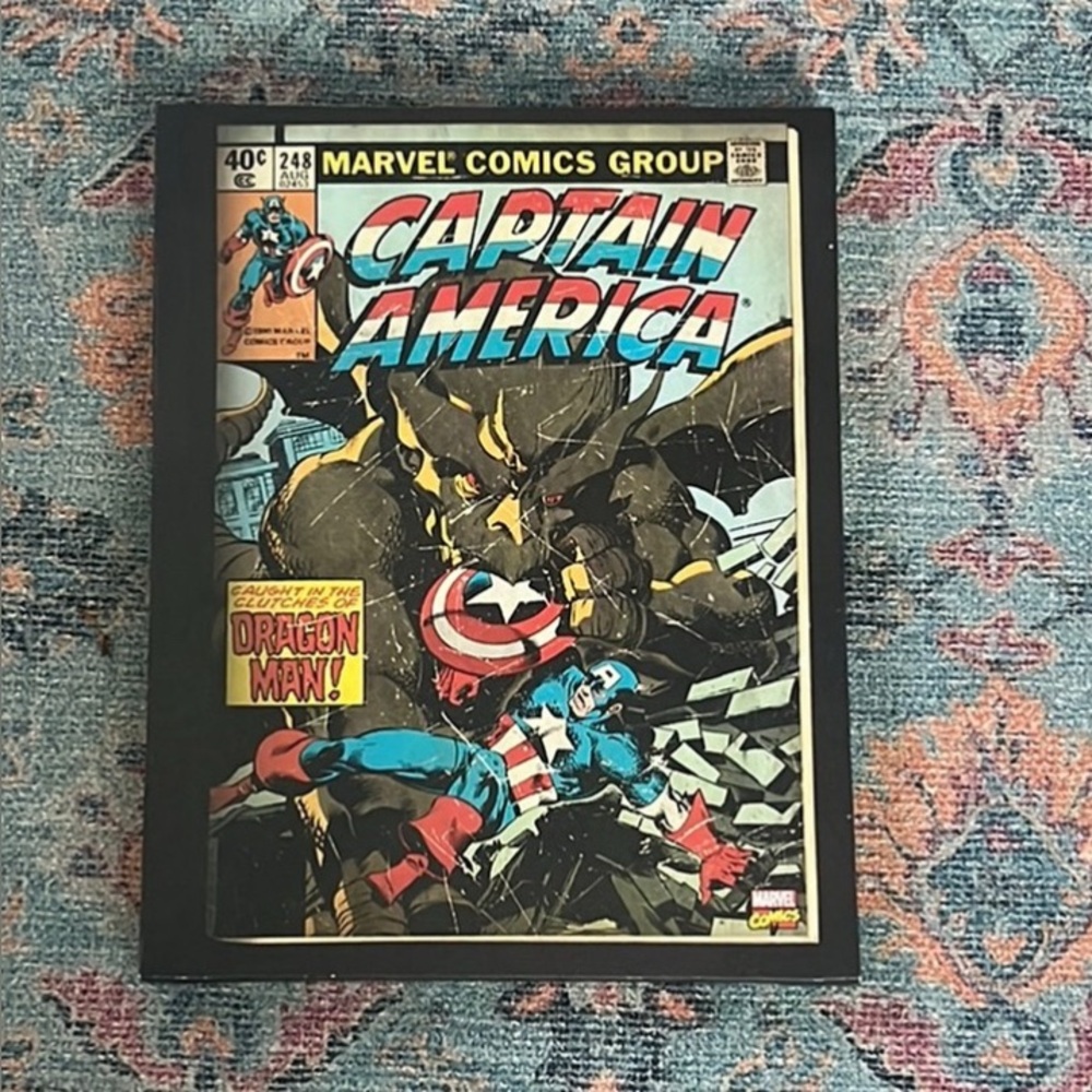 Target Comic Cover Captain America Art